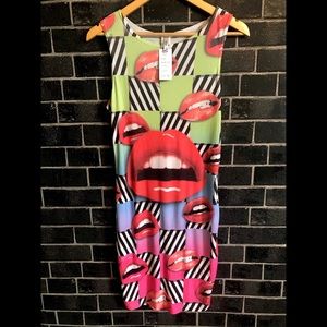 Vintage 90s Print Dress